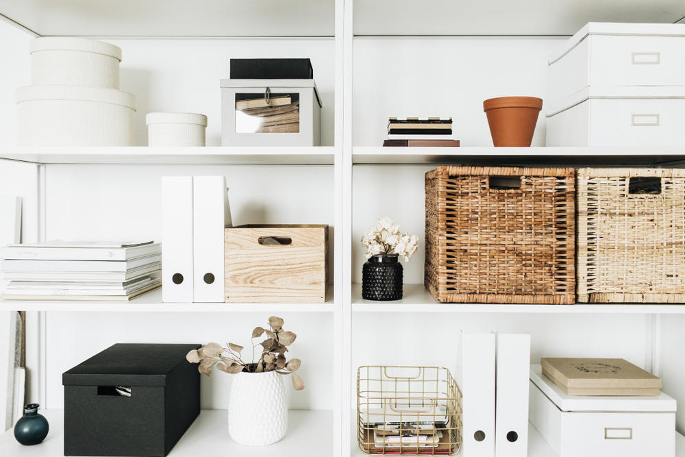 Creative storage - basket organizers